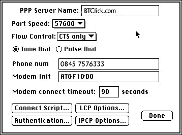 Configure PPP mac2